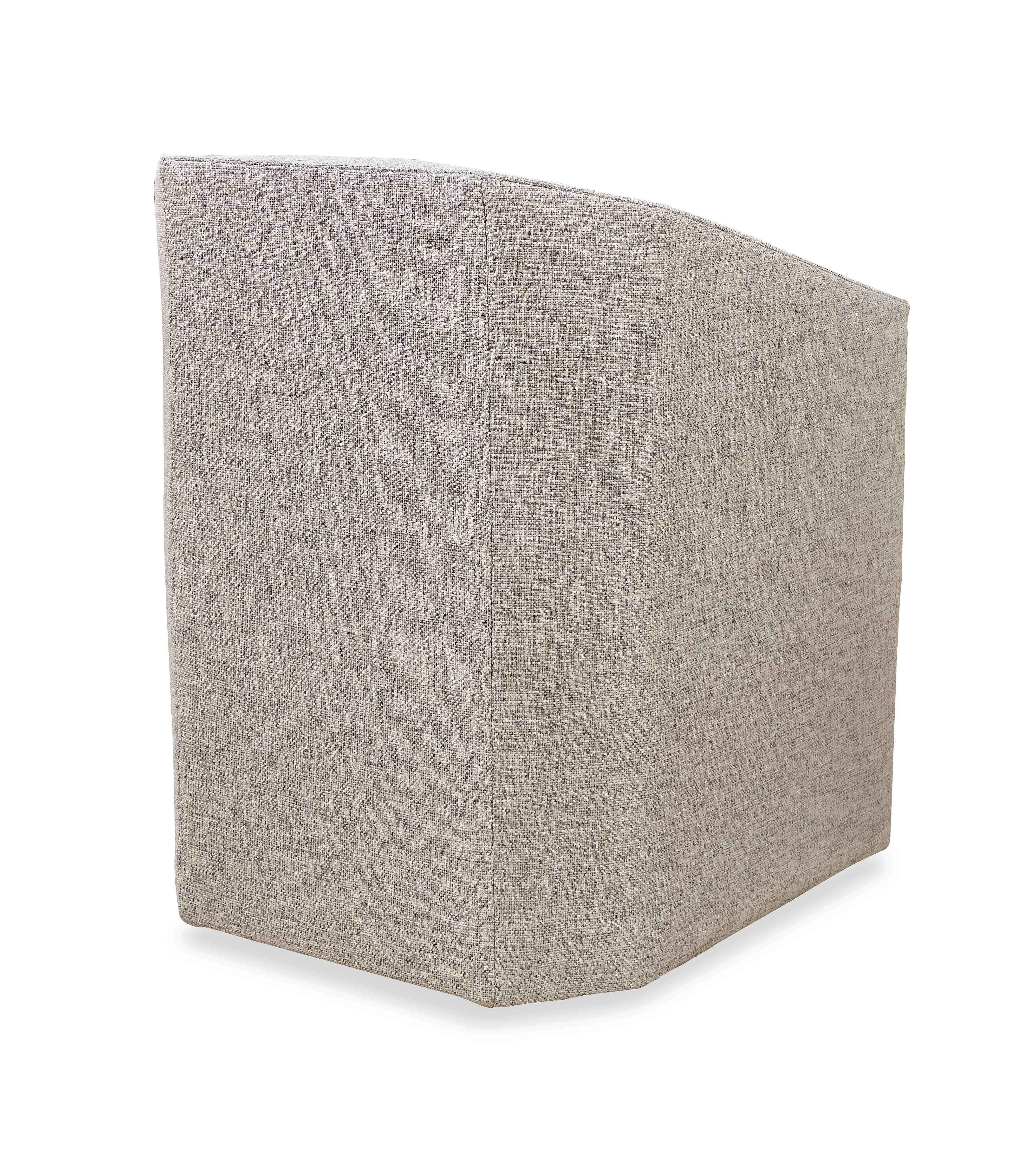 Edina Castered Barrel Back Arm Chair Designmaster Furniture