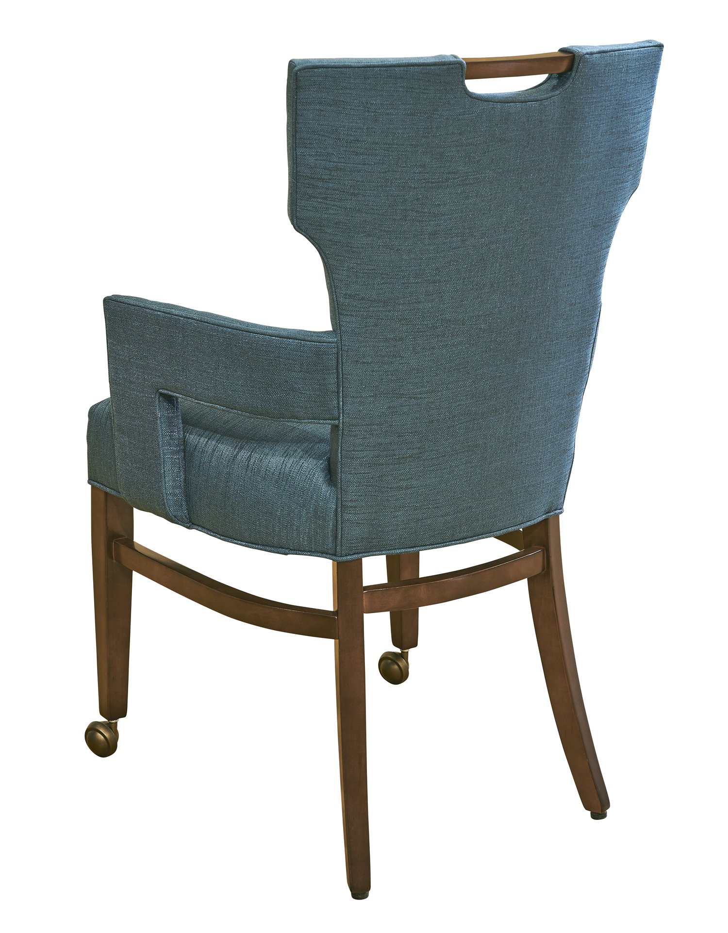 Presidio Arm Chair w/ Front Leg Casters Designmaster Furniture