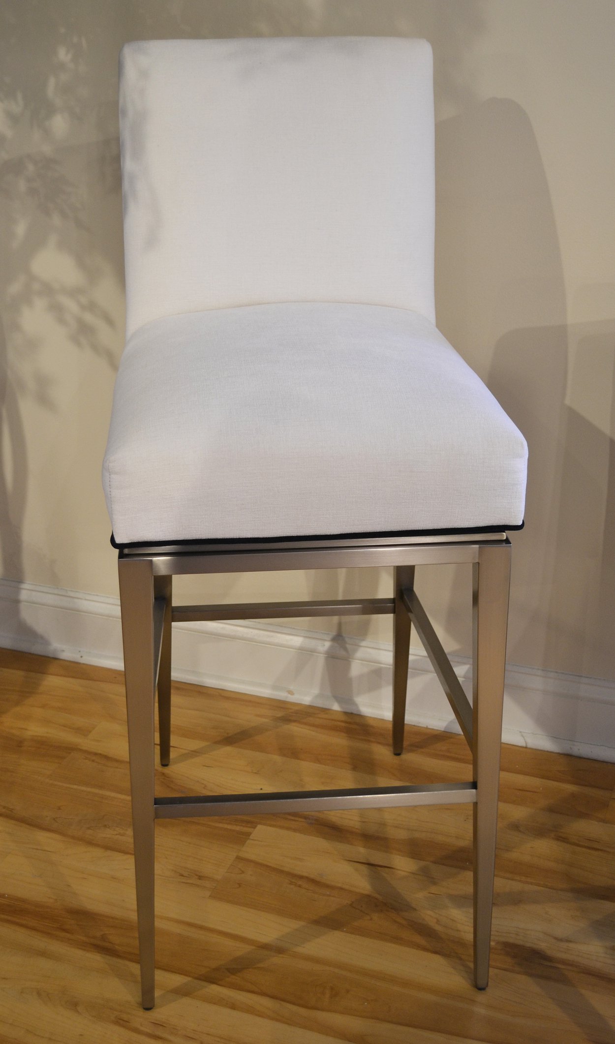 Richfield Antique Silver Bar Height Stool Designmaster Furniture